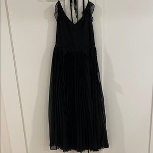 Lulu's Elegant Black Backless Dress